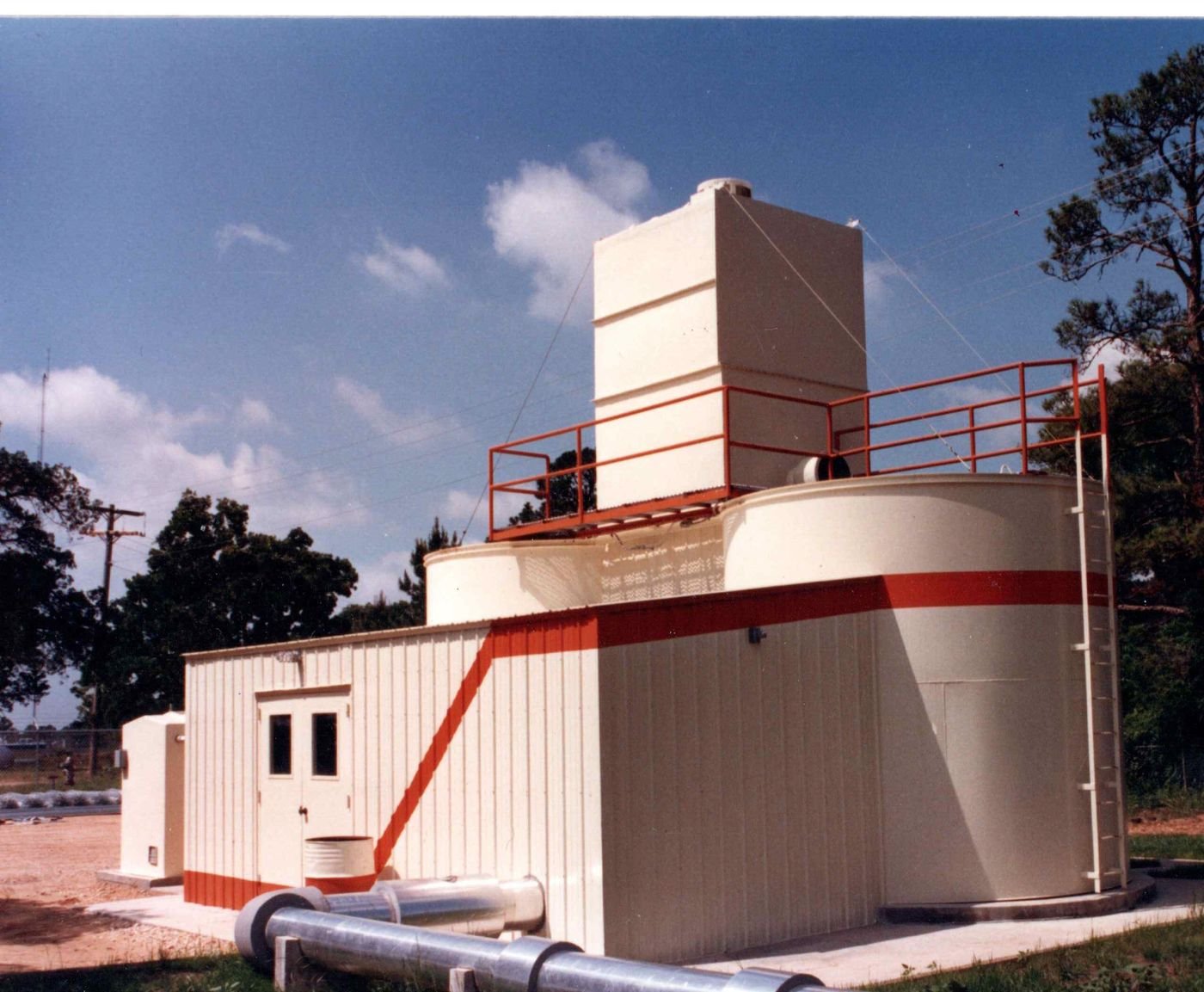 Archive photograph: 1000 gpm Iron and Manganese removal Bastrop TX